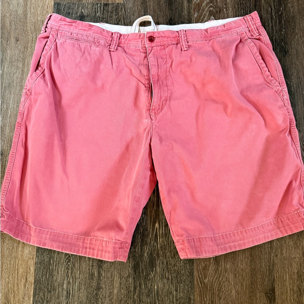 Polo by Ralph Lauren Pink Flat-Front Cotton Shorts